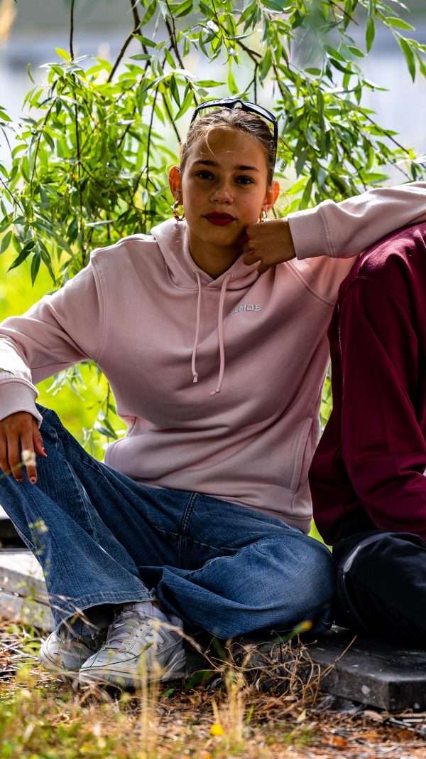 Organic Roze Hoodie - Afbeelding 3
