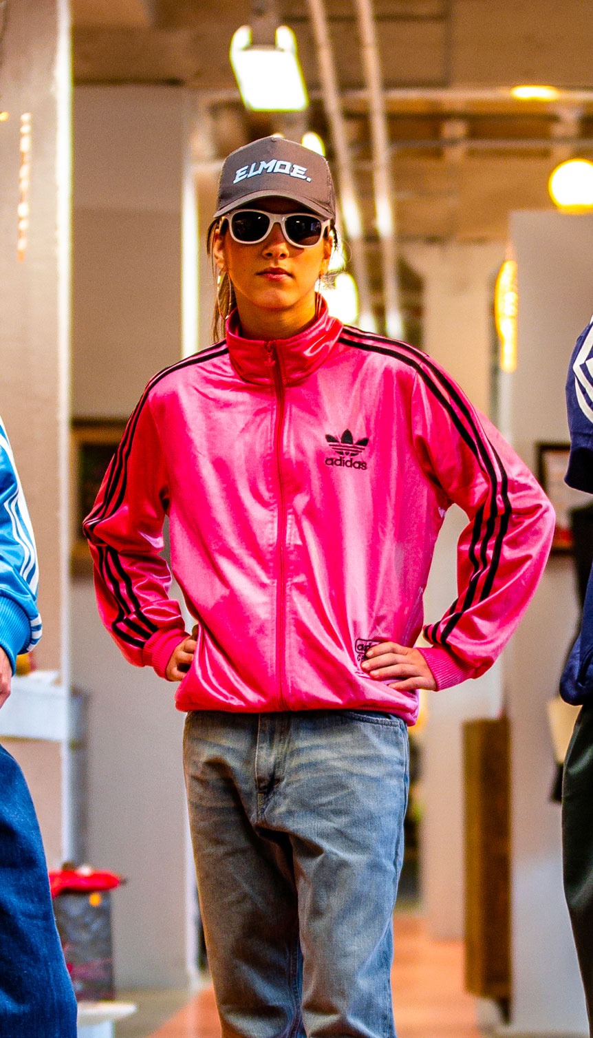 Vintage Adidas Trainingsvest Roze